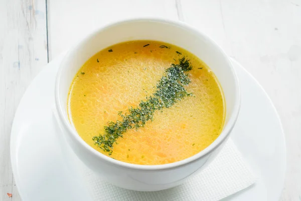 Сливочный овощной суп — стоковое фото