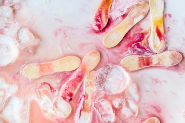 Melted ice cream — Stock Photo, Image