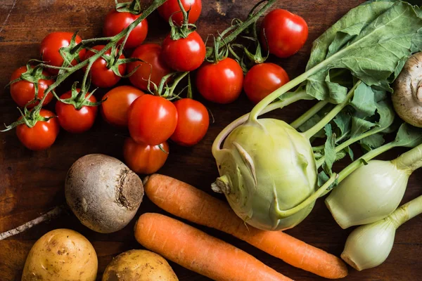 Verduras orgánicas frescas — Foto de Stock