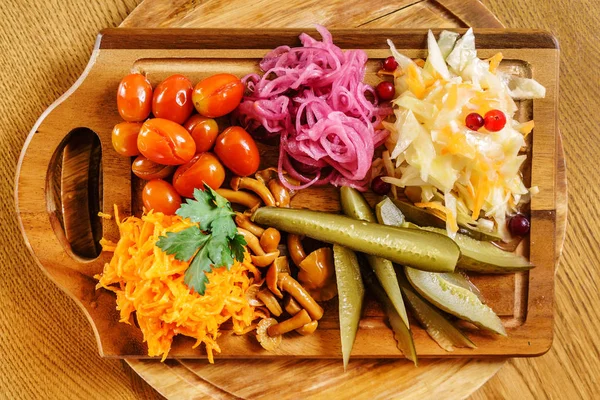 Assorted cold appetizers — Stock Photo, Image