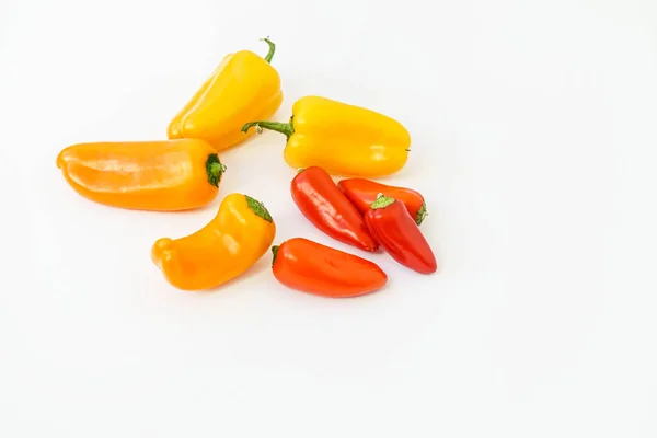 Colorful sweet peppers — Stock Photo, Image