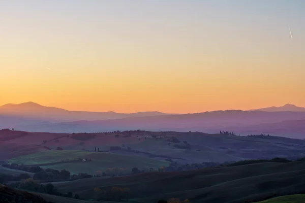 Colorido paisaje de Toscana — Foto de Stock