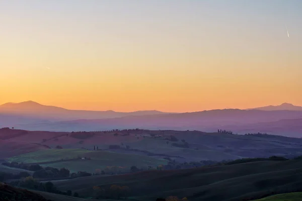 Paysage toscan coloré — Photo