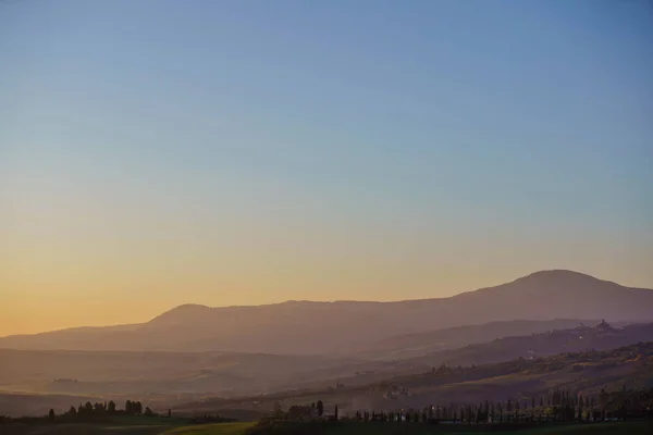 Colorido paisaje de Toscana —  Fotos de Stock