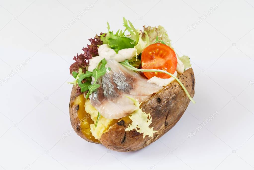 baked stuffed potato 