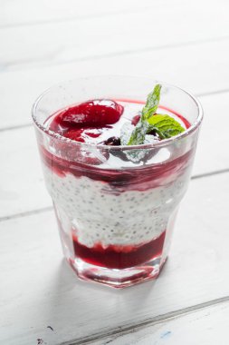 Lezzetli berry tatlı 