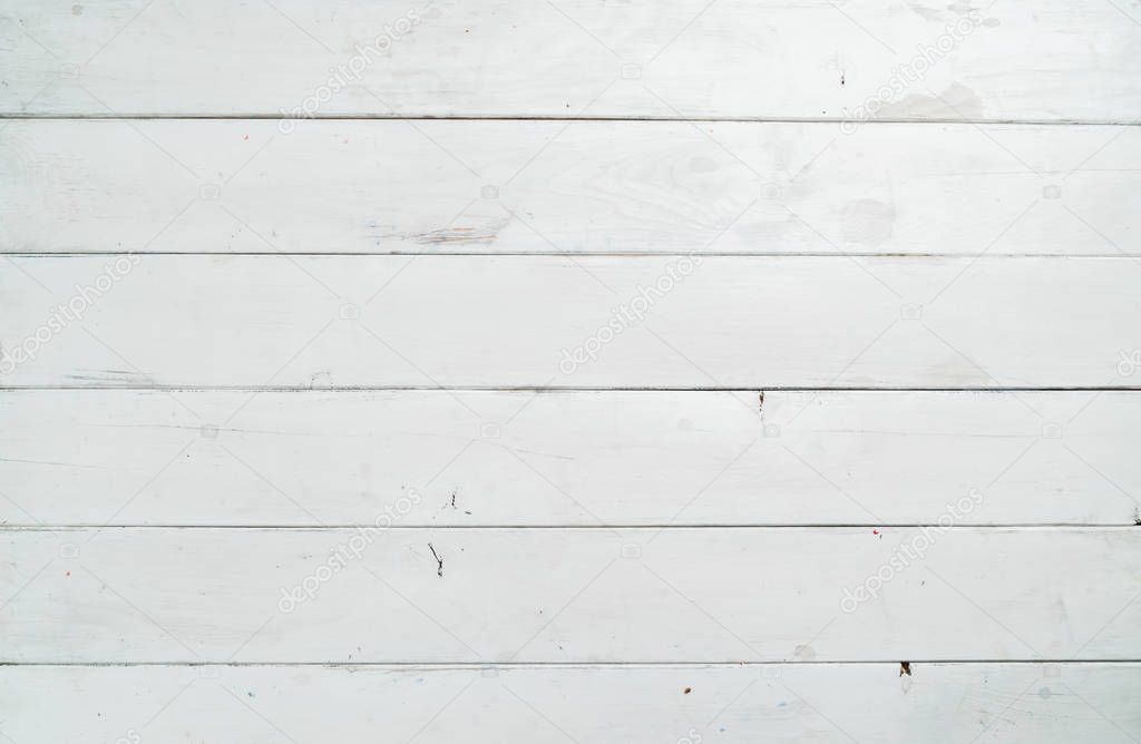 White wooden plank texture