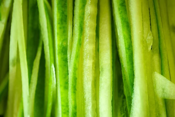 Fatias de pepino verde — Fotografia de Stock