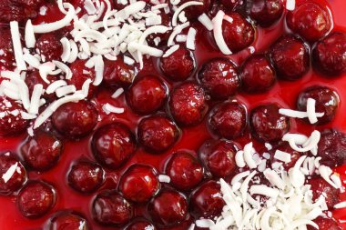 Tatlı jöleli kiraz kek