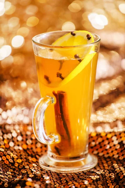 Cocktail in glass on table — Stock Photo, Image