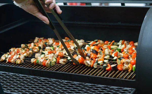 Lahodné grilované kebab — Stock fotografie
