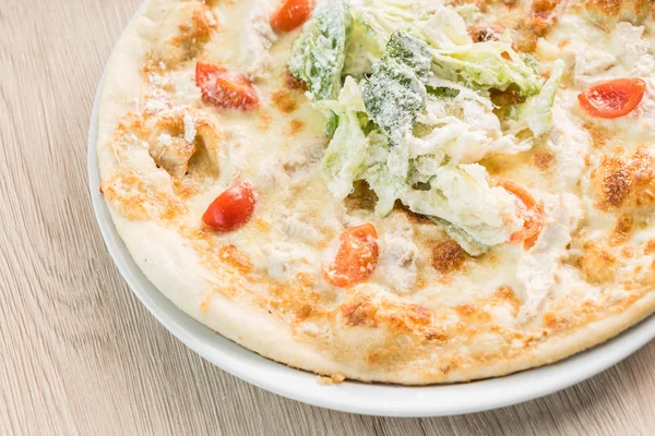 Delicious caesar pizza — Stock Photo, Image