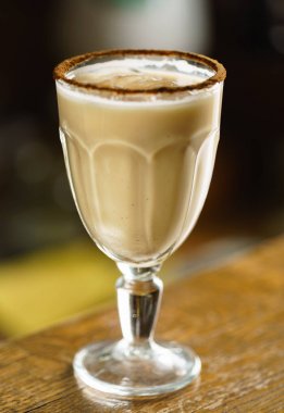 Cam lezzetli buzlu kahve