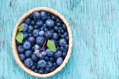 Olgun taze yaban mersini