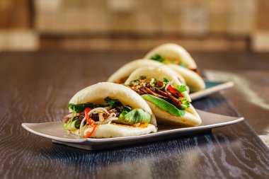 Tayvan'ın geleneksel gıda - Gua Bao