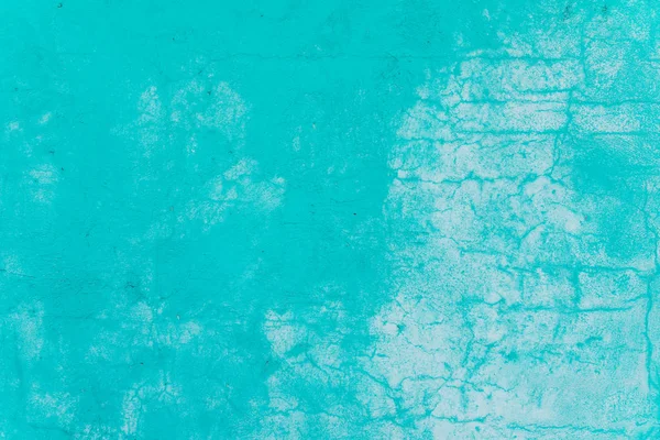 Mint color cracked wall — Stock Photo, Image