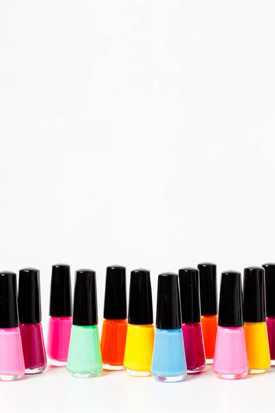 Nail polish bottles — Stock Photo, Image