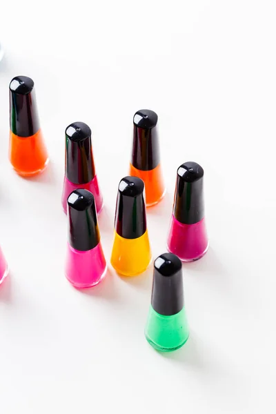 Nail polish bottles — Stock Photo, Image