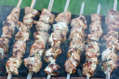 İştah açıcı ızgara kebaplar