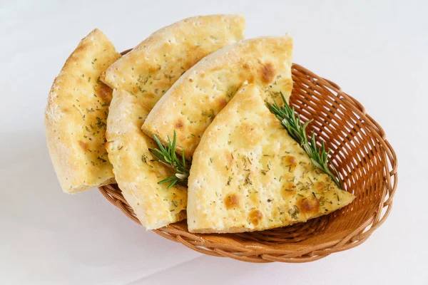 Pan italiano con romero — Foto de Stock