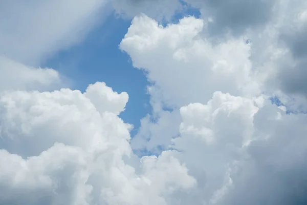 Abstract blue cloudy sky — Stock Photo, Image