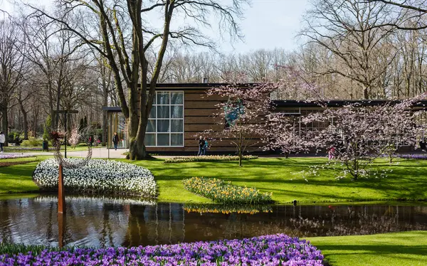 Vista jardín primavera —  Fotos de Stock