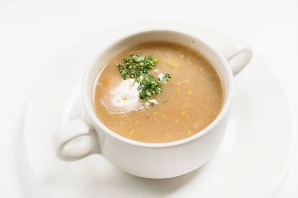 Świeże, smaczne zupy — Zdjęcie stockowe