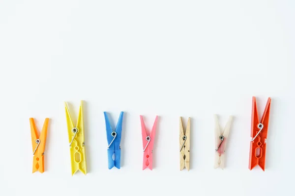 Colorful clothes pins — Stock Photo, Image