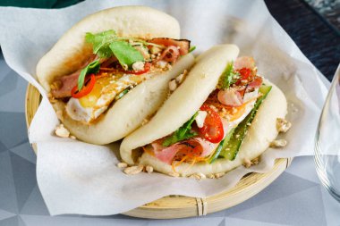 taze buğulanmış Buns