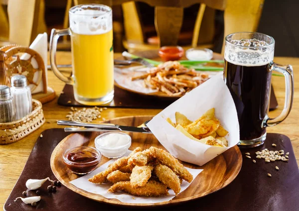 Nuggets de frango preparados — Fotografia de Stock