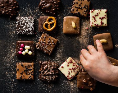 Farklı çikolata kurabiye