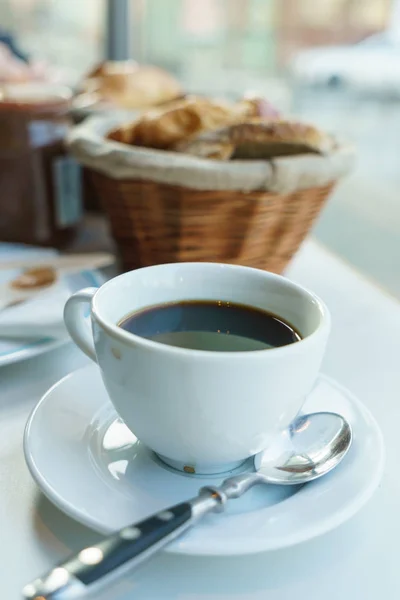 Кофе в кофейне — стоковое фото