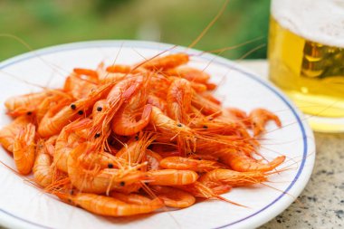 prerared karides ile plaka