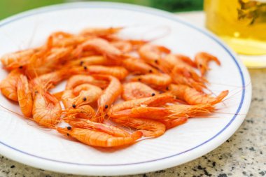 prerared karides ile plaka