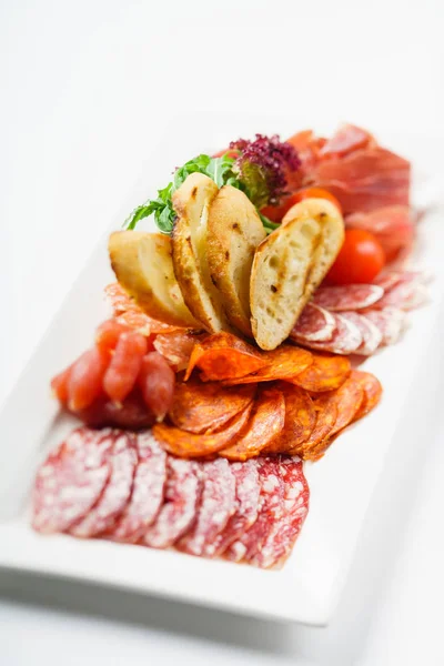 Antipasto di carne diverso — Foto Stock