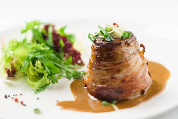 Fillet mingon on plate — Stock Photo, Image