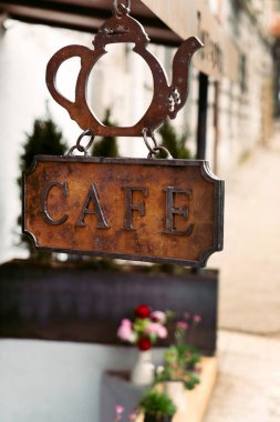 Vintage sokak tabela