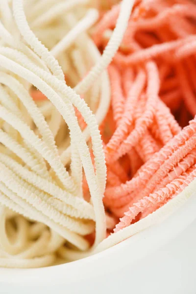 Color handmade noodles — Stock Photo, Image