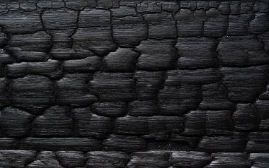 Ahşap yanmış doku