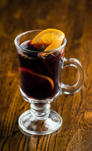 Winter mulled wine — Stock Photo, Image