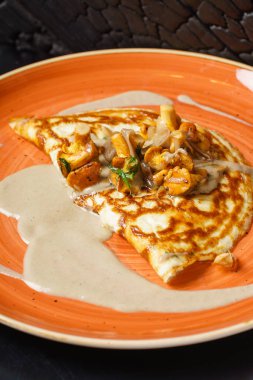 Taze ev yapımı omlet