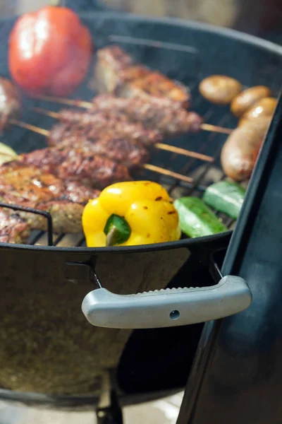 Verschiedenes Grillfleisch — Stockfoto