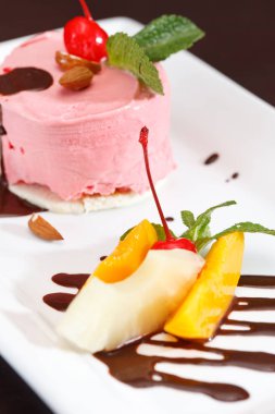 meyve kiraz dondurma