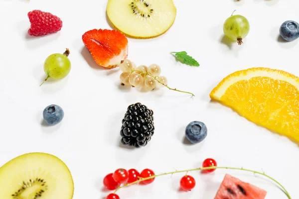 Fondo de frutas brillantes — Foto de Stock