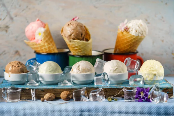 Palline gelato — Foto Stock