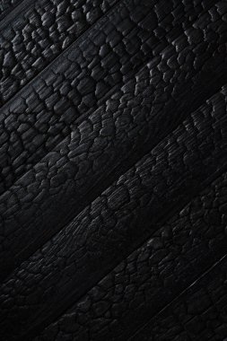 Ahşap yanmış doku 