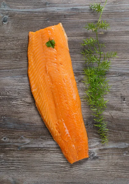 Peixes de salmão fumados — Fotografia de Stock