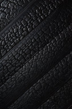 yanık ahşap kömür doku 