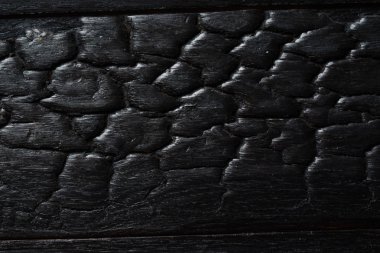 yanık ahşap kömür doku 