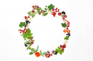 Yaz meyveler ve çiçekler 